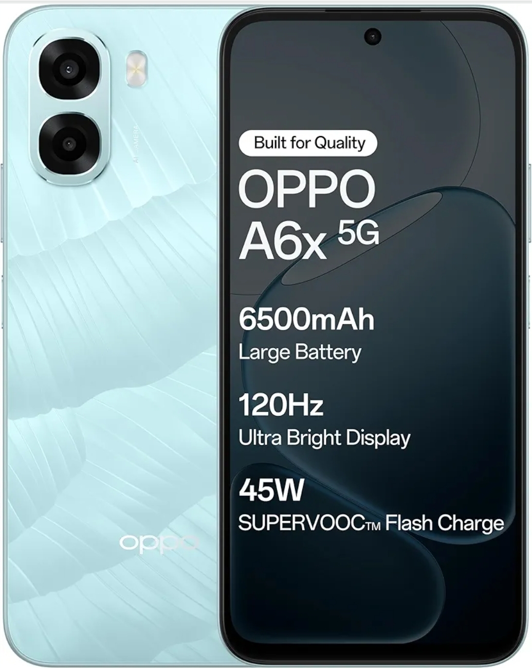 Oppo A6X 5G (Ice Blue, 6GB RAM, 128GB Storage) 